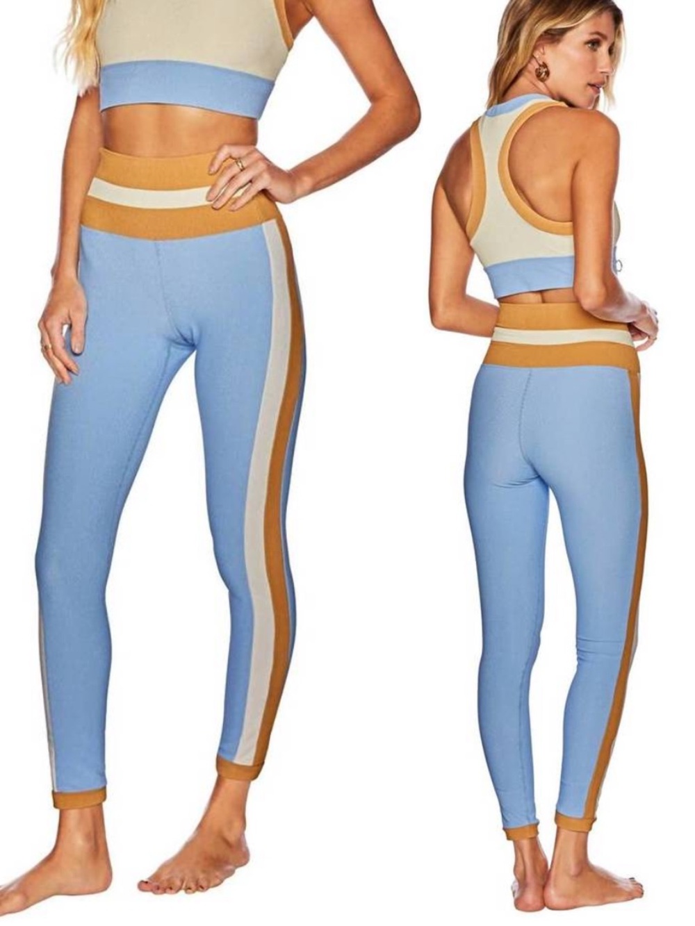 Beach Riot Melinda Legging in Beach Breeze Size Medium - Picture 2 of 13